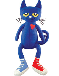 MerryMakers Pete the Cat Plush Doll, 14.5-Inch , Blue
