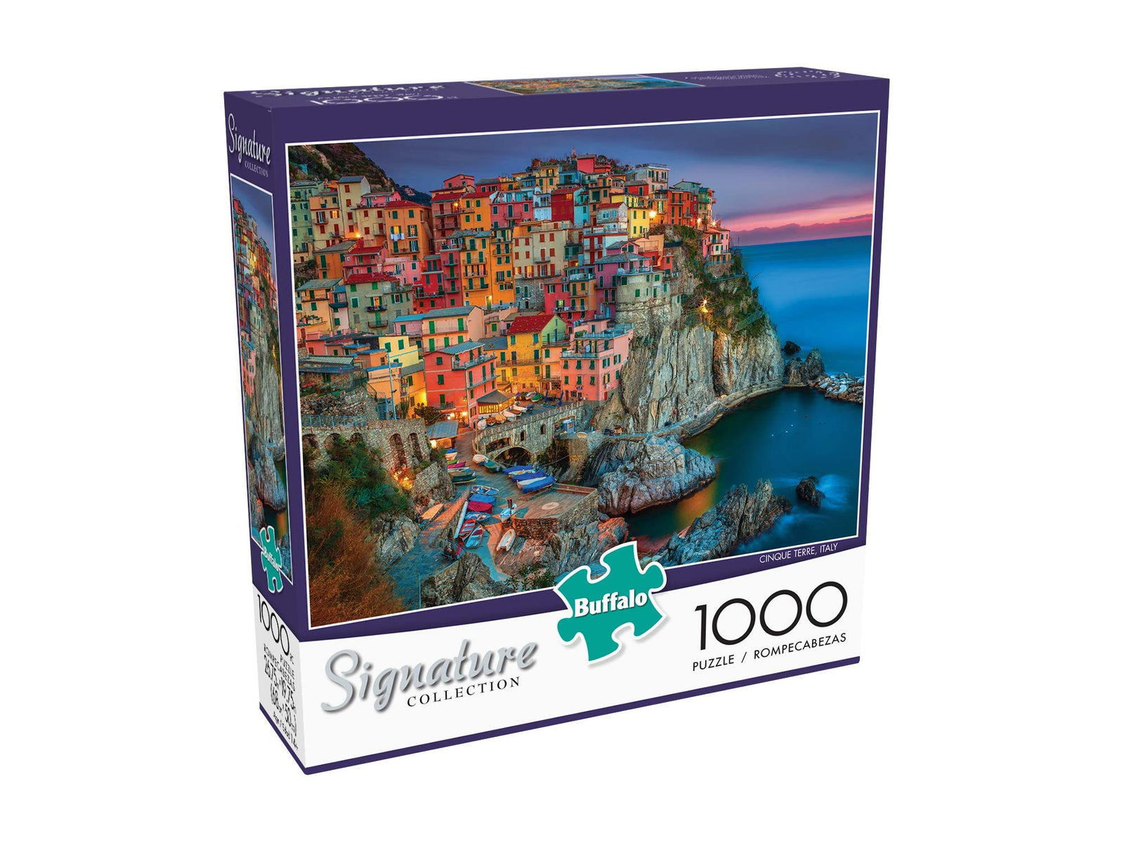 Buffalo Games - Cinque Terre - 1000 Piece Jigsaw Puzzle Multi, 26.75"L X 19.75"W