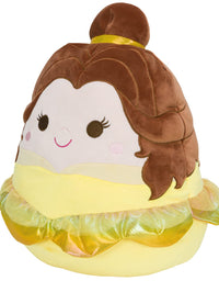 Squishmallow Disney 14-Inch Belle with Sequins - Ultrasoft Stuffed Animal Plush Toy, Official Kellytoy Plush - Amazon Exclusive
