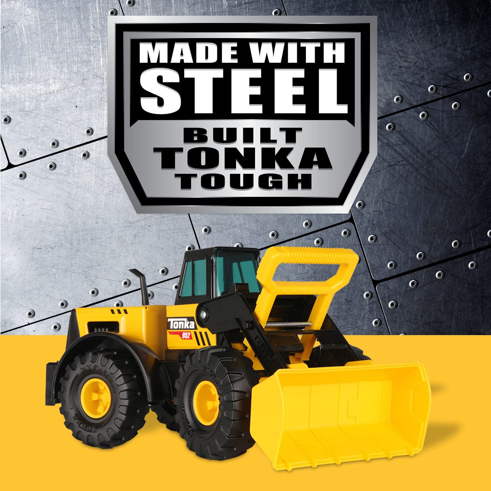 Tonka - Steel Classics Front Loader, Frustration-Free Packaging (FFP)