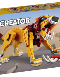 LEGO Creator 3in1 Wild Lion 31112 3in1 Toy Building Kit Featuring Animal Toys for Kids, New 2021 (224 Pieces)
