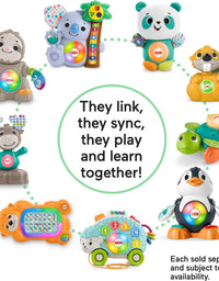 Fisher-Price Linkimals Cool Beats Penguin, Musical Infant Toy with Lights, Motions, and Educational Songs for Infants and Toddlers
