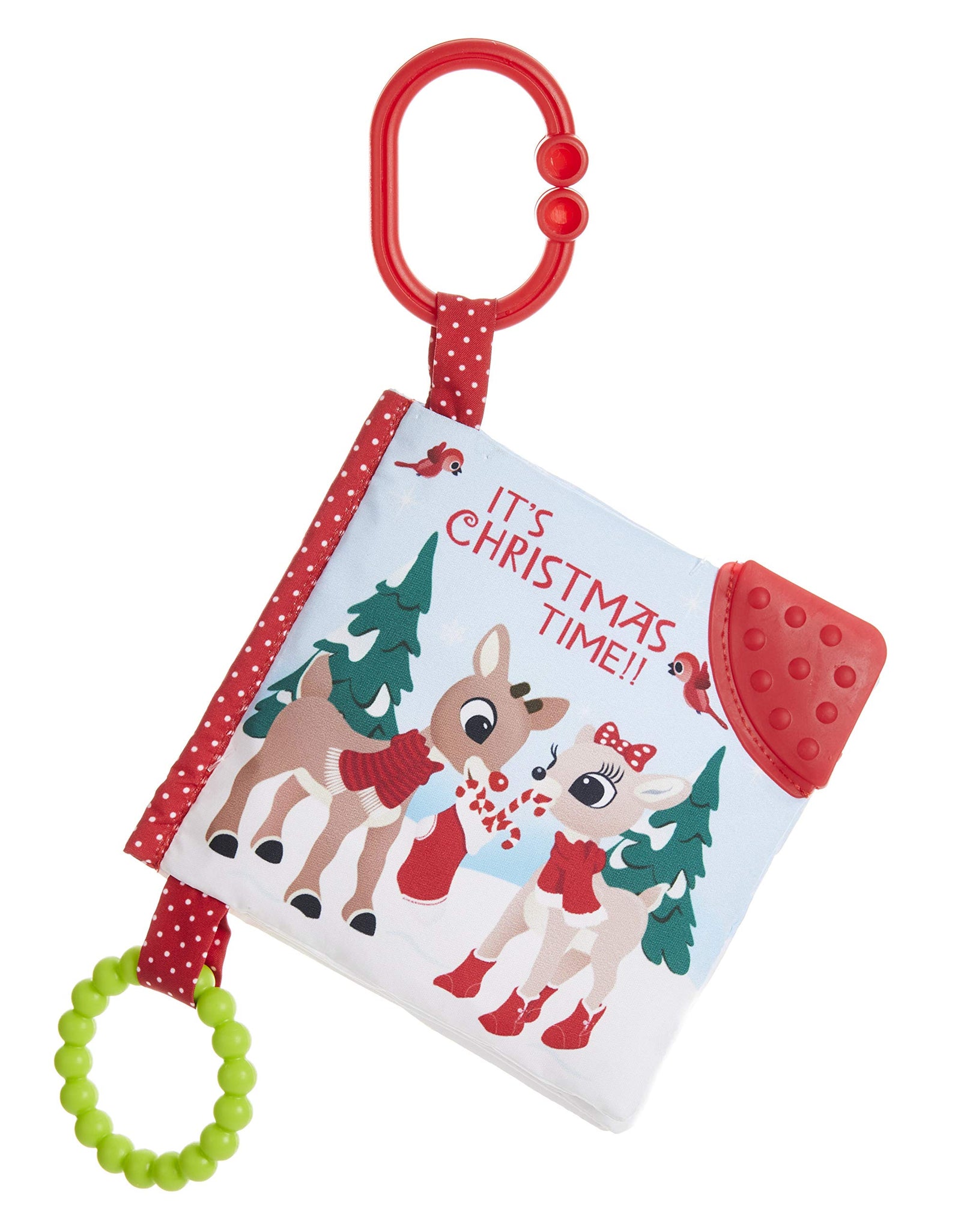 KIDS PREFERRED Rudolph The Red-Nosed Reindeer On The Go Soft Teether Book