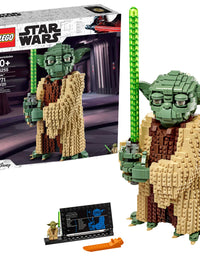 LEGO Star Wars: Attack of The Clones Yoda 75255 Yoda Building Model and Collectible Minifigure with Lightsaber (1,771 Pieces)
