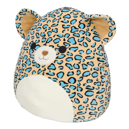 Squishmallow Official Kellytoy Plush 16" Liv The Teal Leopard - Ultrasoft Stuffed Animal Plush Toy