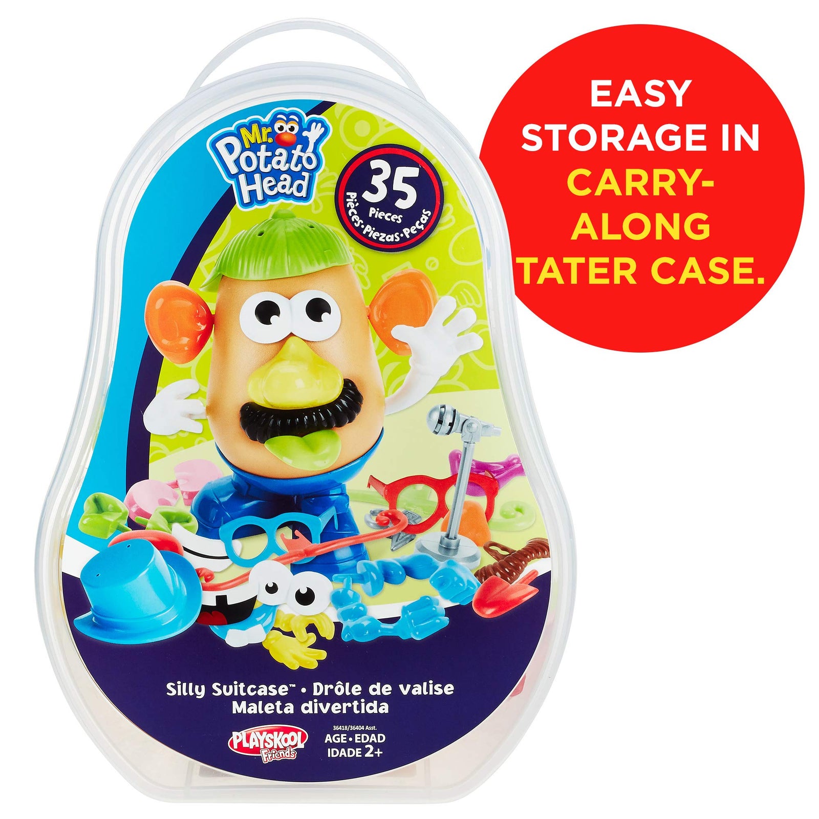 Playskool Mr. Potato Head Silly Suitcase Parts and Pieces Toddler Toy for Kids (Amazon Exclusive)