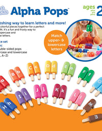 Learning Resources Smart Snacks Alpha Pops, Alphabet Learning & Fine Motor Skills Toy, Develops Letter Recognition, ABC for Kids, 26 Double Sided Pieces, Ages 2+
