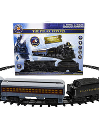 Lionel The Polar Express Ready-to-Play Set, Battery-Powered Berkshire-Style Model Train Set with Remote , Black
