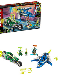 LEGO NINJAGO Jay and Lloyd’s Velocity Racers 71709 Building Kit for Kids and Hot Toys (322 Pieces)
