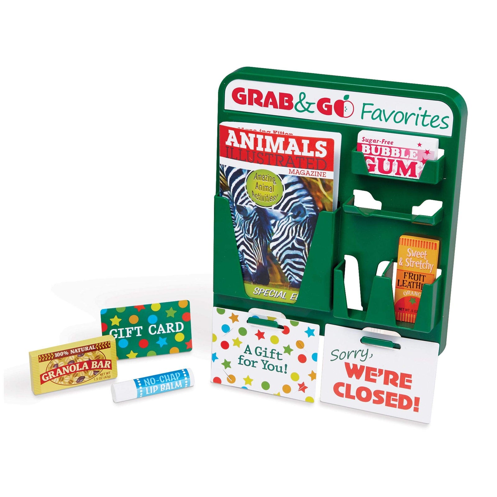 Melissa & Doug Fresh Mart Grocery Store Play Food and Role Play Companion Set (84 pcs)
