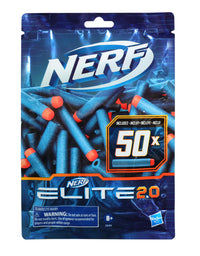 NERF Elite 2.0 50-Dart Refill Pack -- 50 Official Elite 2.0 Foam Darts -- Compatible with All Blasters That Use Elite Darts
