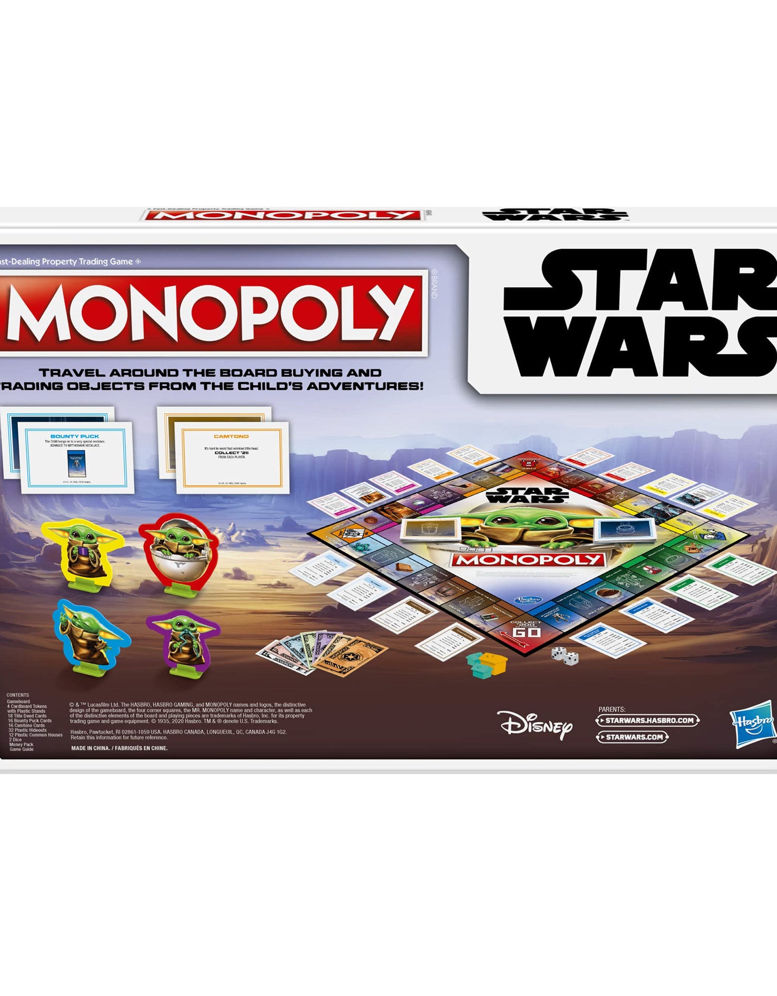 Monopoly: Star Wars The Child Edition Board Game for Families and Kids Ages 8 and Up, Featuring The Child, Who Fans Call Baby Yoda