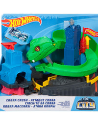 Hot Wheels City Cobra Crush Playset [Amazon Exclusive]
