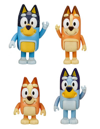 Bluey and Friends 4 Pack of 2.5-3" Poseable Figures
