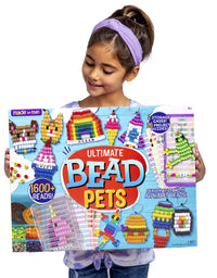 Made By Me Create Your Own Bead Pets by Horizon Group Usa, Includes Over 600 Pony Beads, 6 Key Rings, Storage Box & Much More
