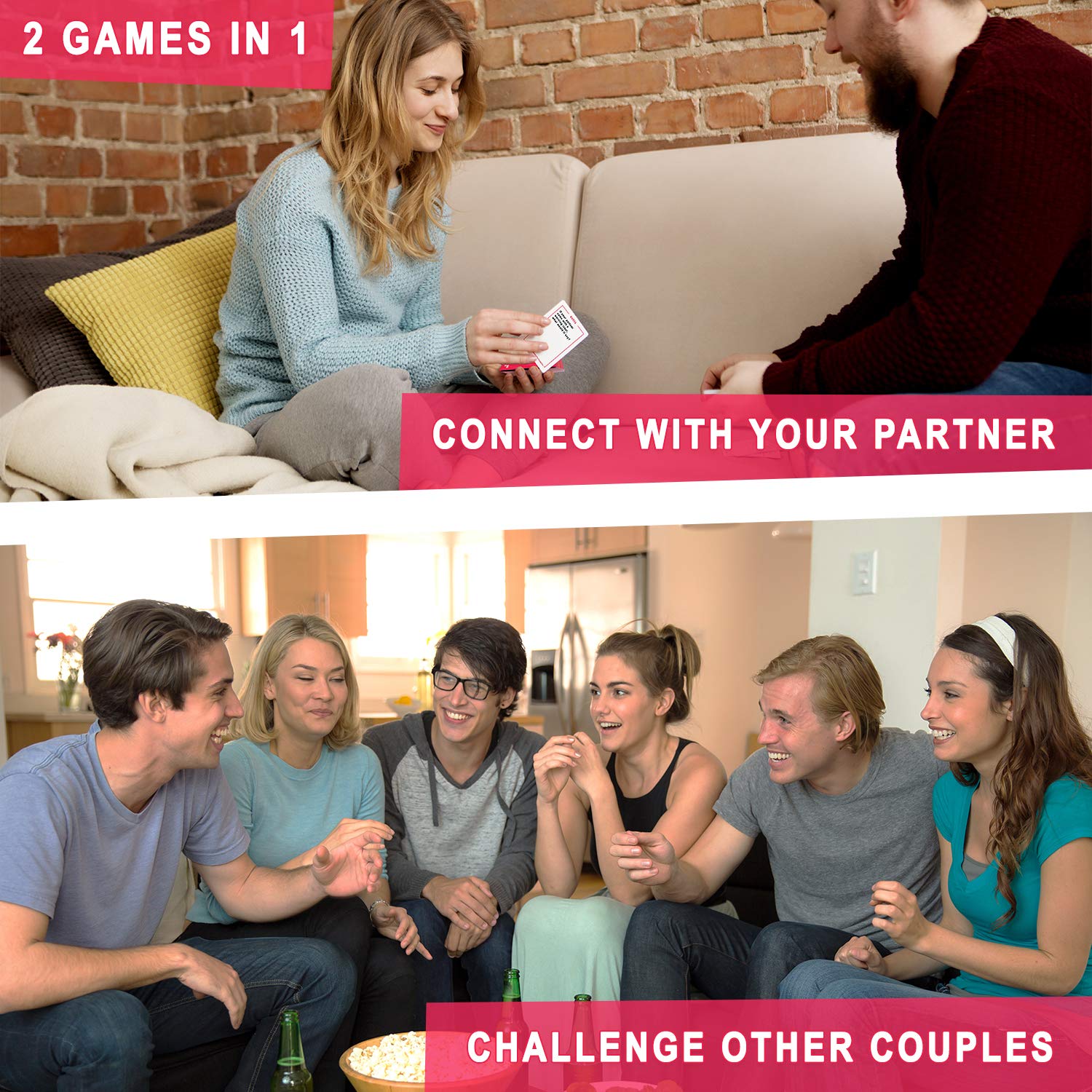The Ultimate Game for Couples - Great Conversations and Fun Challenges for Date Night - Perfect Romantic Gift for Couples