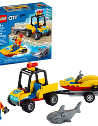 LEGO City Beach Rescue ATV 60286 Building Kit; Fun Cool Toy for Kids, New 2021 (79 Pieces)

