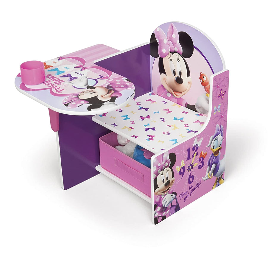 Delta Children Chair Desk With Stroage Bin, Disney Minnie Mouse