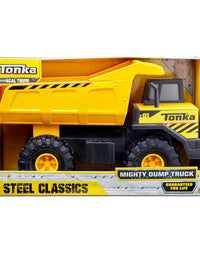Tonka Classic Steel Mighty Dump Truck Vehicle, Single, Standard Packaging
