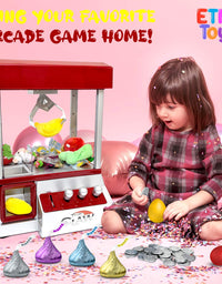 Electronic Arcade Claw Machine Mini Candy Prize Dispenser Game With Sound
