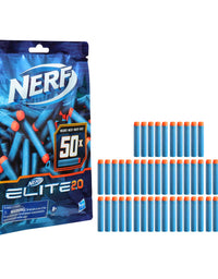 NERF Elite 2.0 50-Dart Refill Pack -- 50 Official Elite 2.0 Foam Darts -- Compatible with All Blasters That Use Elite Darts
