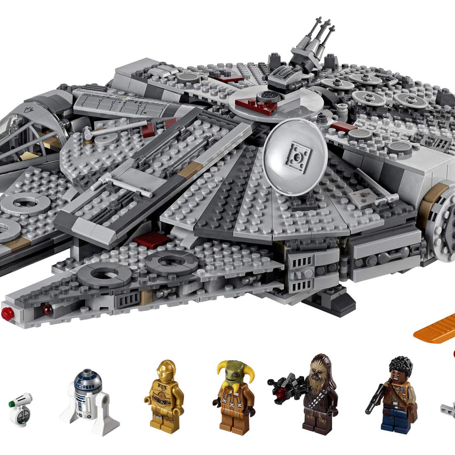 LEGO Star Wars: The Rise of Skywalker Millennium Falcon 75257 Starship Model Building Kit and Minifigures (1,351 Pieces)