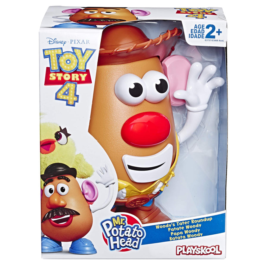 Mr Potato Head Disney/Pixar Toy Story 4 Woody's Tater Roundup Figure Toy for Kids Ages 2 & Up, E3727