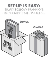 Prank Pack Roto Wipe | Wrap Your Real Gift in a Prank Funny Gag Joke Gift Box | Prank-O - The Original Prank Gift Box
