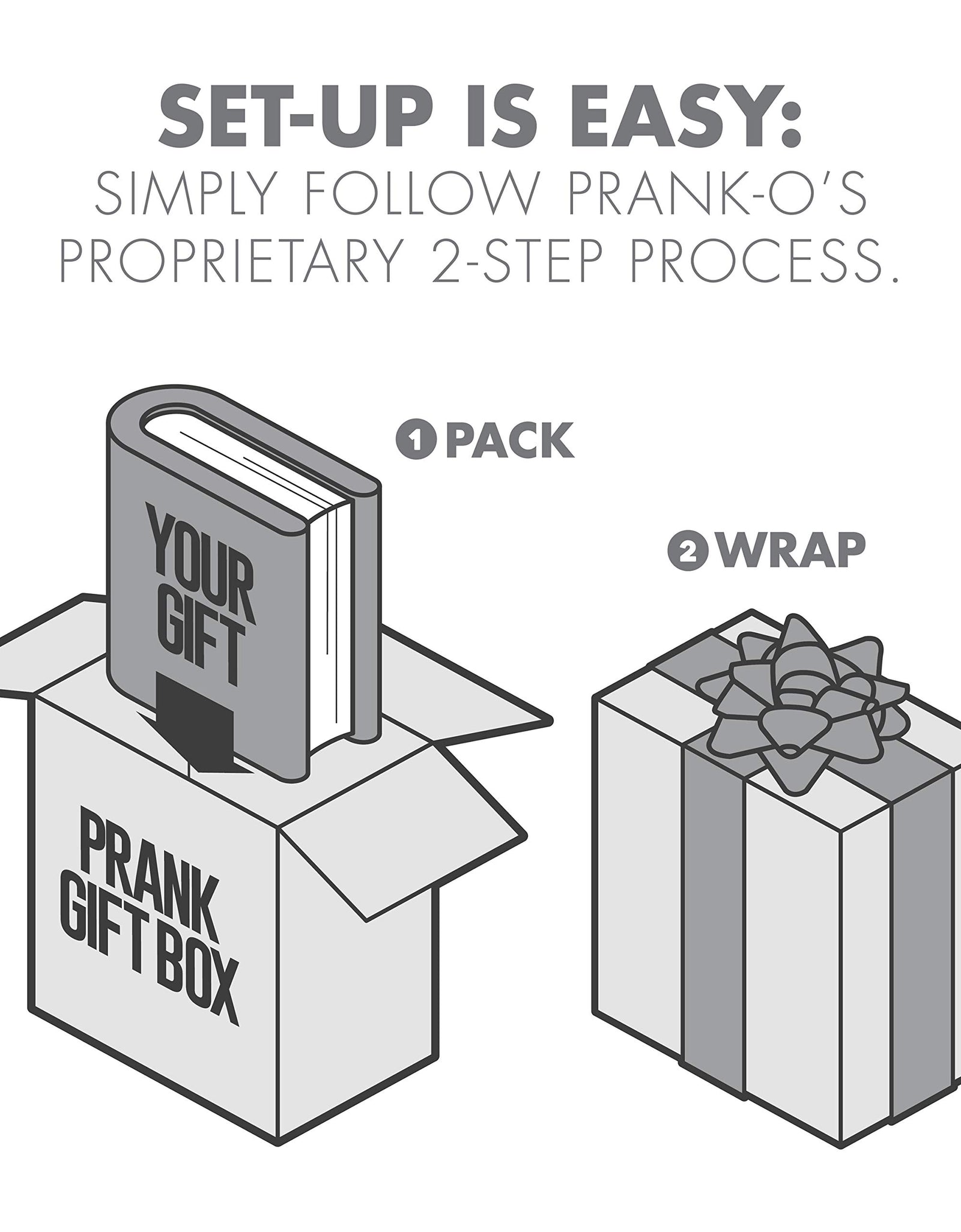 Prank Pack Roto Wipe | Wrap Your Real Gift in a Prank Funny Gag Joke Gift Box | Prank-O - The Original Prank Gift Box