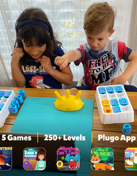 Plugo Count by PlayShifu - Math Games with Stories for 4-10 Years - STEM Toys with Sequences, Comparison, Addition, Subtraction, Multiplication (App-Based)
