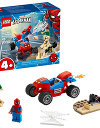 LEGO Marvel Spider-Man: Spider-Man and Sandman Showdown 76172 Collectible Construction Toy, New 2021 (45 Pieces)
