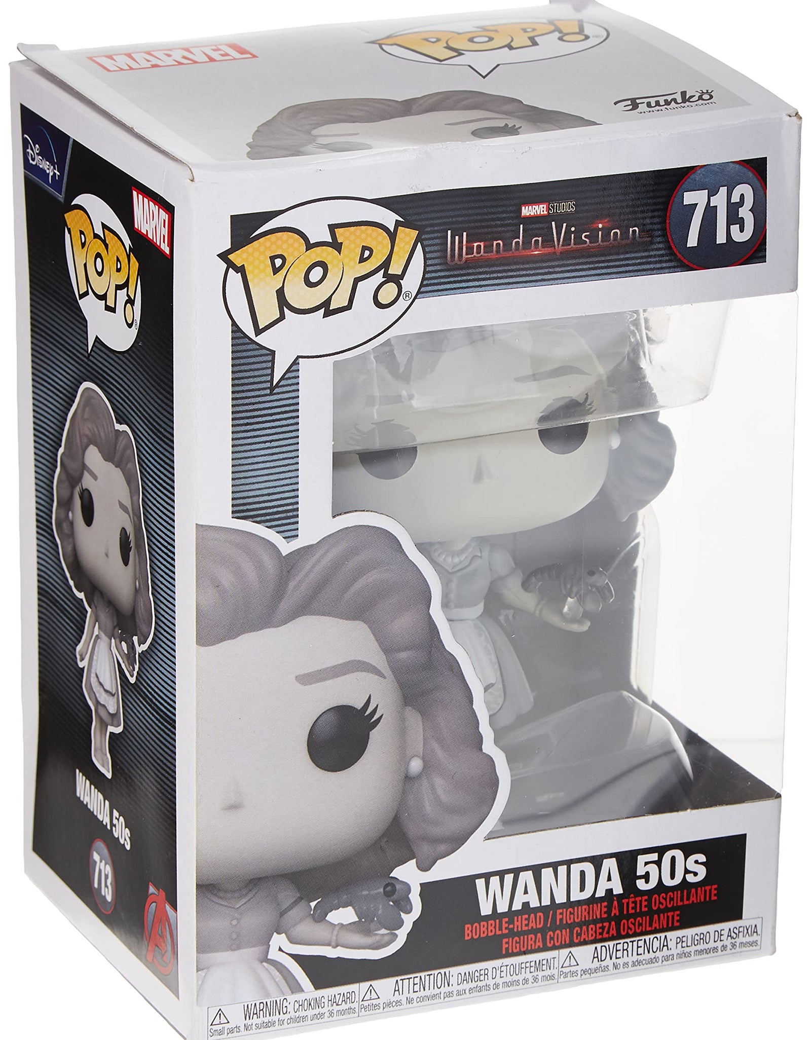 Funko Pop! Marvel: WandaVision - 50's Wanda Vinyl Figure