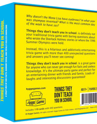 Hygge Games Things They Don't Teach You in School Party Trivia Game Blue, 1 EA
