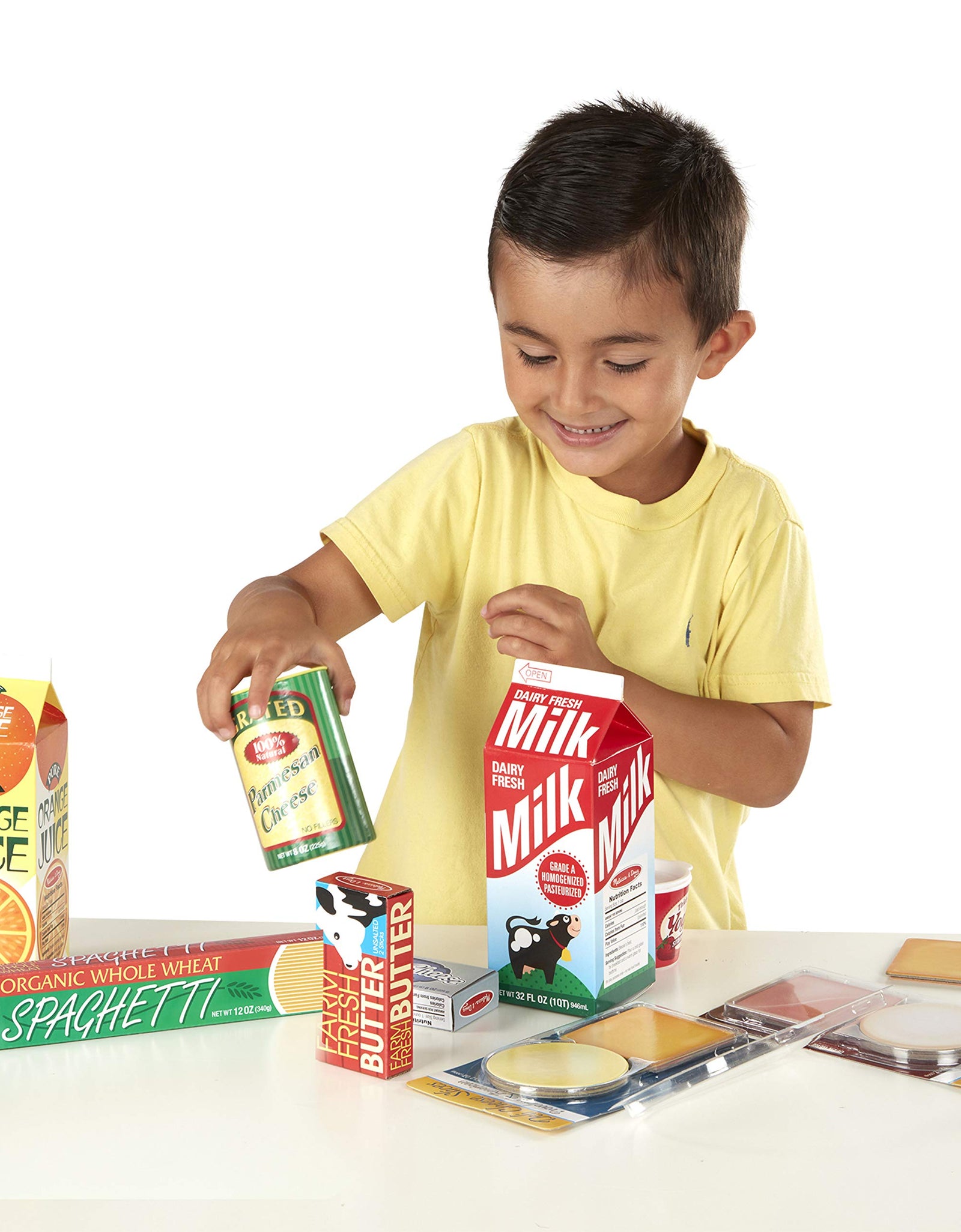 Melissa & Doug Fridge Groceries Play Food Cartons (8 pieces)