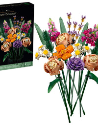 LEGO Flower Bouquet 10280 Building Kit; A Unique Flower Bouquet and Creative Project for Adults, New 2021 (756 Pieces)
