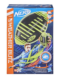 NERF Weather Blitz Foam Football for All-Weather Play -- Easy-to-Hold Grips – Great for Indoor and Outdoor Games -- Green

