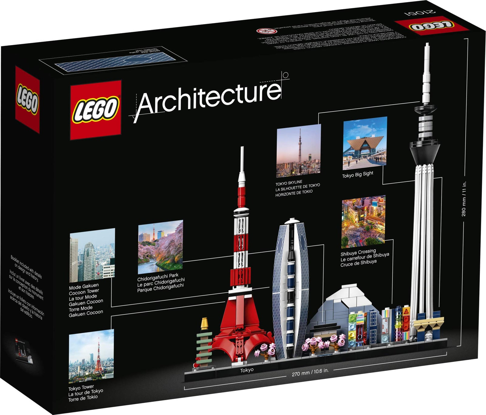 LEGO Architecture Skylines: Tokyo 21051 Building Kit, Collectible Architecture Building Set for Adults (547 Pieces)