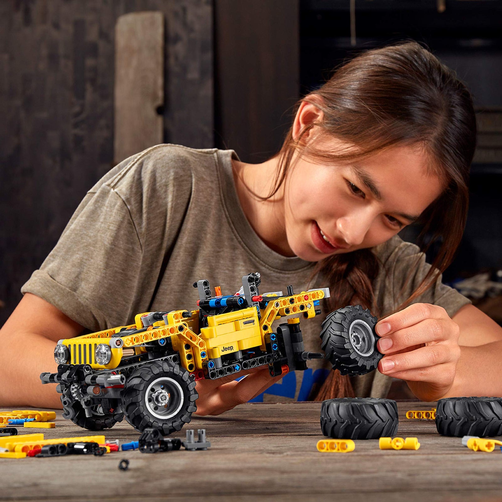 LEGO Technic Jeep Wrangler 42122; an Engaging Model Building Kit for Kids Who Love High-Performance Toy Vehicles, New 2021 (665 Pieces)