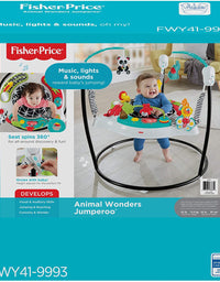 Fisher-Price Animal Wonders Jumperoo, White
