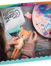 Craft-tastic – Make a Fox Friend Craft Kit – Learn to Make 1 Easy-to-Sew Stuffie with Clothes & Accessories
