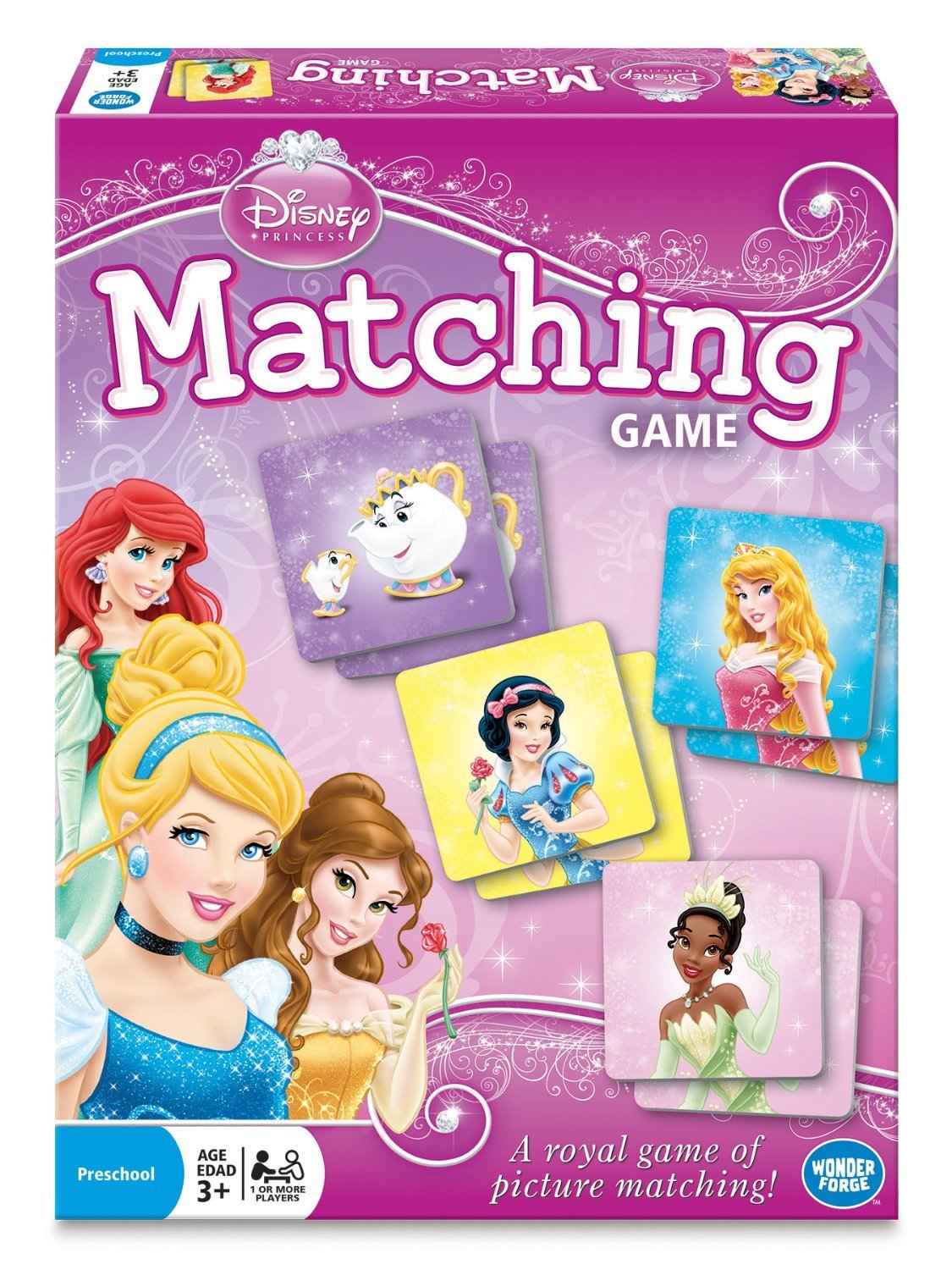 Wonder Forge Disney Classic Characters Matching Game for Boys & Girls Age 3 to 5 - A Fun & Fast Disney Memory Game