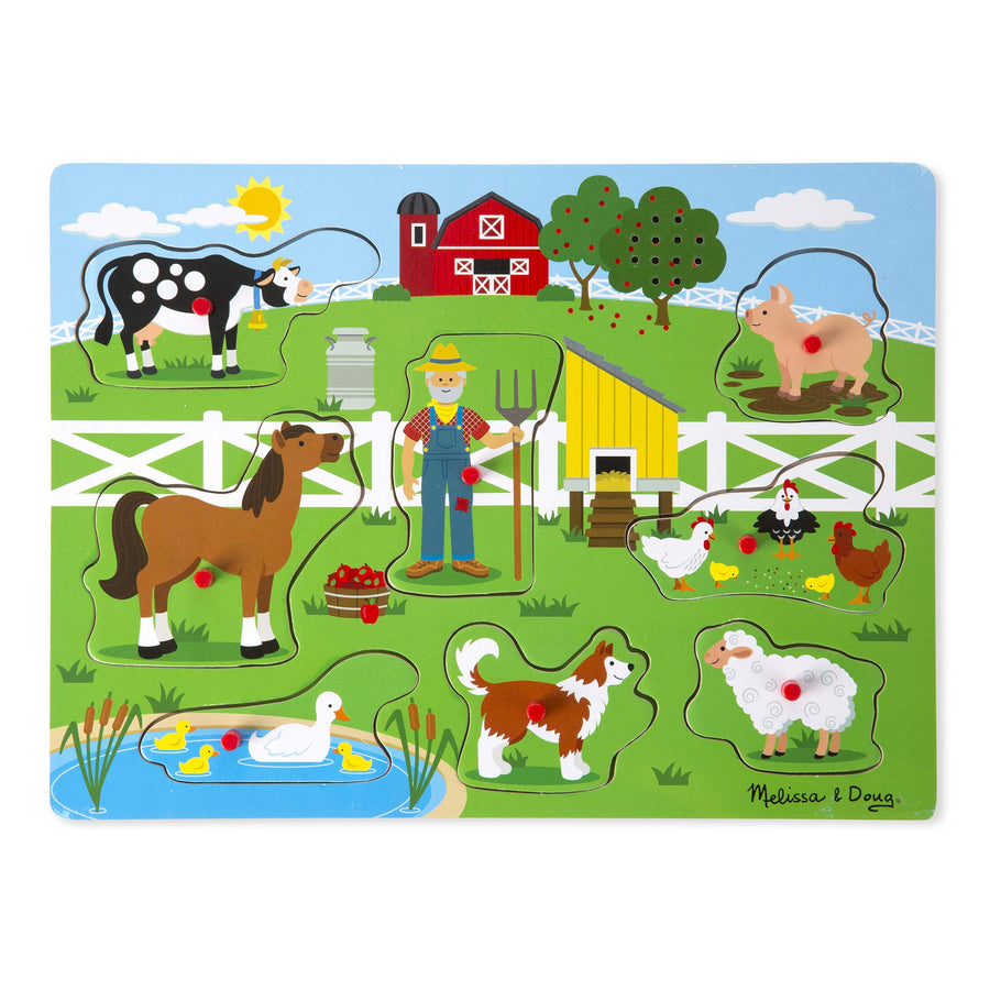 Melissa & Doug Old MacDonald's Farm Sound Puzzle