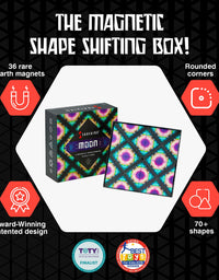 SHASHIBO Shape Shifting Box - Award-Winning, Patented Fidget Cube w/ 36 Rare Earth Magnets - Extraordinary 3D Magic Cube – Shashibo Cube Magnet Fidget Toy Transforms Into Over 70 Shapes (Spaced Out)
