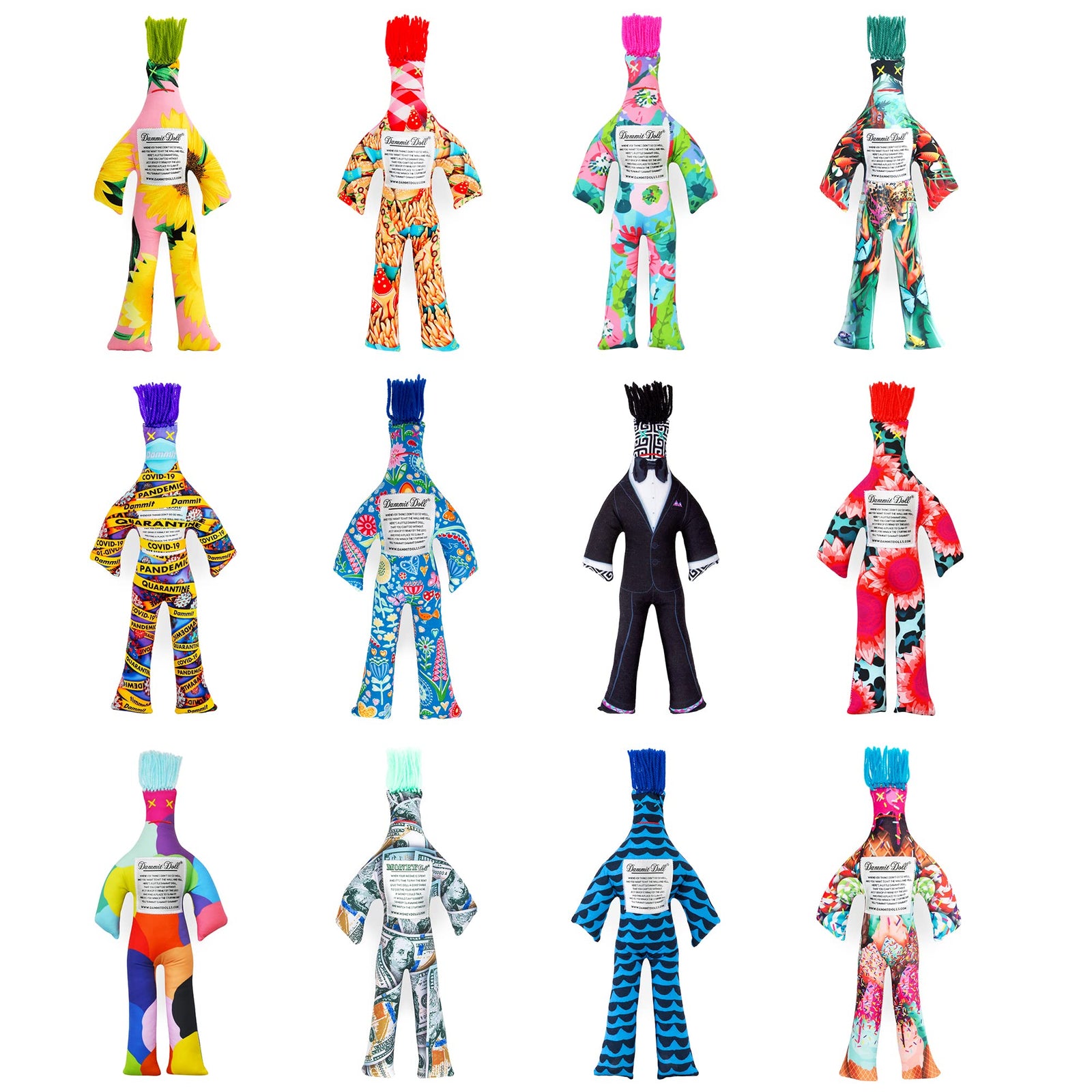 Dammit Doll - Classic Random Color, Stress Relief - Gag Gift