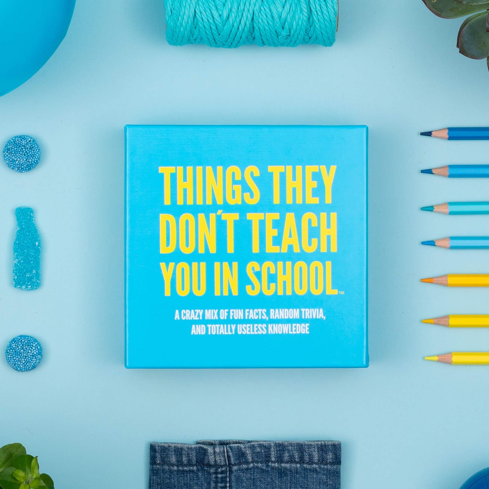 Hygge Games Things They Don't Teach You in School Party Trivia Game Blue, 1 EA