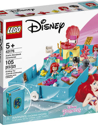 LEGO Disney Ariel’s Storybook Adventures 43176 Creative Little Mermaid Building Kit (105 Pieces)
