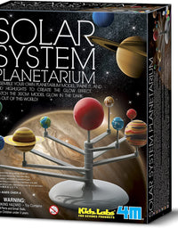 4M 3427 Solar System Planetarium - DIY Glow In The Dark Astronomy Planet Model Stem Toys Gift for Kids & Teens, Girls & Boys Multicolor, 1 EA
