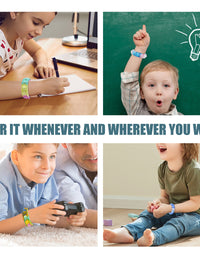 Qabfwe 15PCS Pop Fidget Bracelets Toys, Durable and Adjustable,Stress Relief Wristband Fidget Toys Sets, Wearable Push Pop Bubbles Fidget Sensory Toy for Kids and Adults
