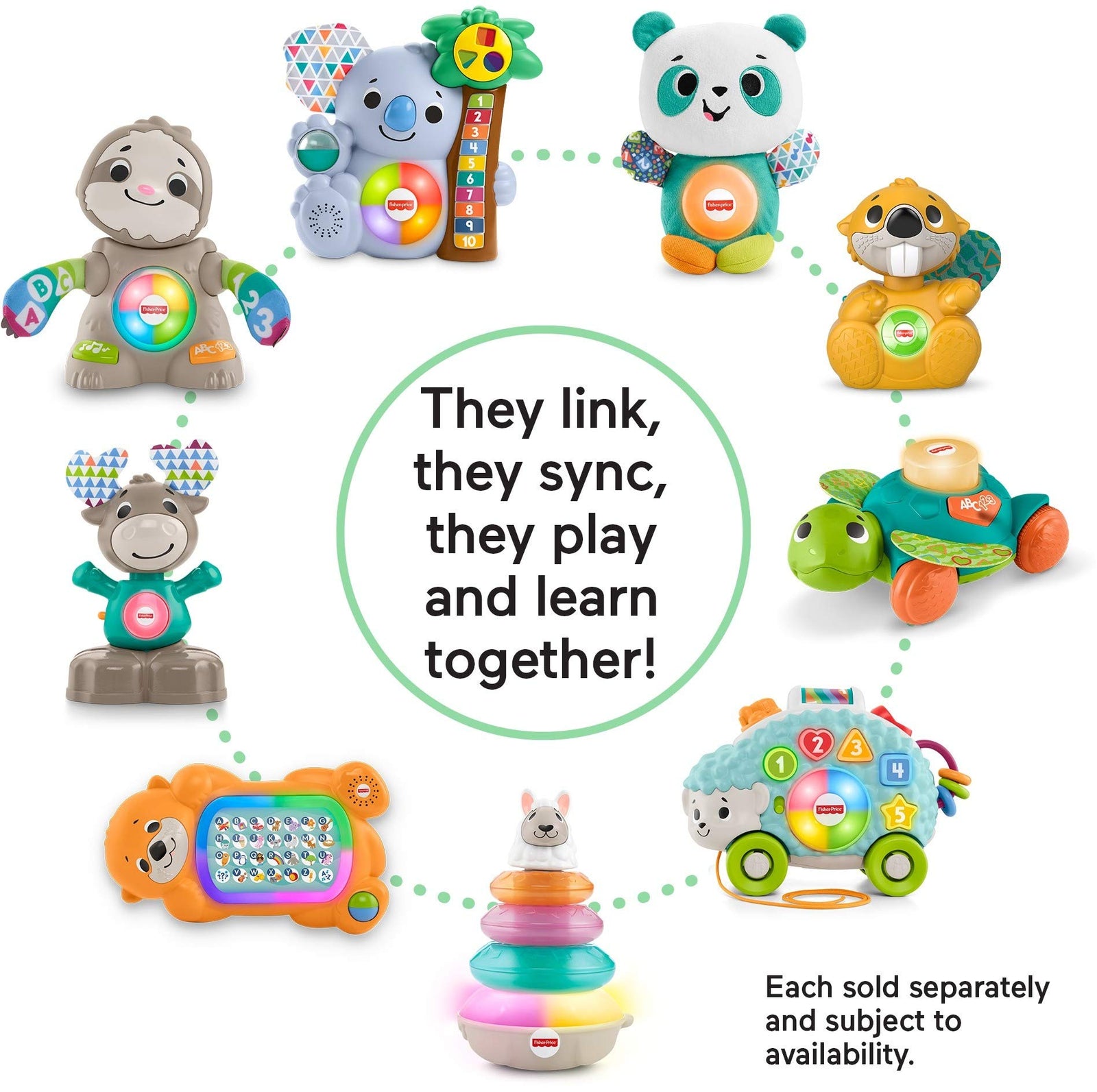 Fisher-Price Linkimals Sit-to-Crawl Sea Turtle, Light-up Musical Crawling Toy for Baby