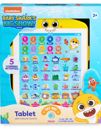WowWee Baby Shark's Big Show! Kids Tablet – Interactive Educational Toys – Baby Shark Toddler Tablet Makes Learning Fun (Full Size)
